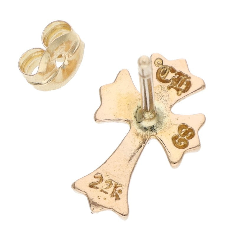 Chrome Hearts 22K CH Cross Fat Pave Diamond Earring Multi