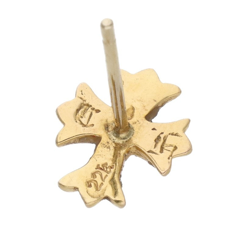 Chrome Hearts 22K CH Cross Stud 1 Diamond Earring