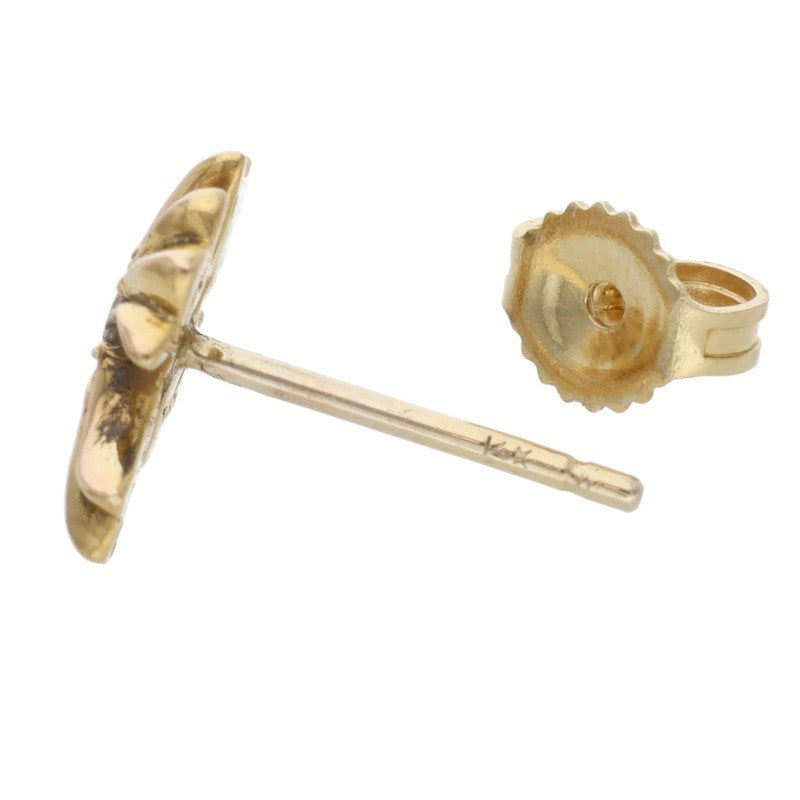 Chrome Hearts 22K CH Cross Stud 1 Diamond Earring