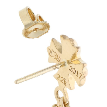 Chrome Hearts 22K Dice DBL Yellow Gold Earring