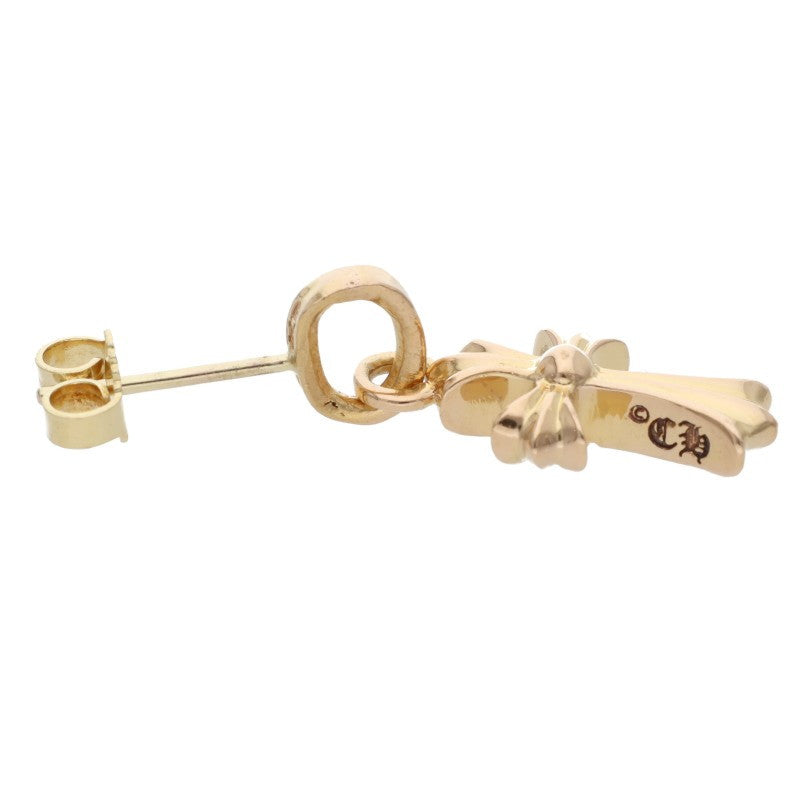 Chrome Hearts 22K Baby Fat Pave Diamond Gold Earring Multi