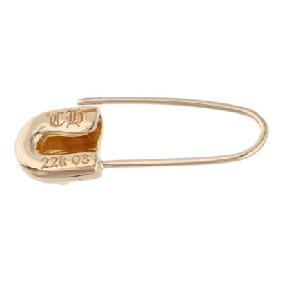 Chrome Hearts 22K Safety Pin Earring