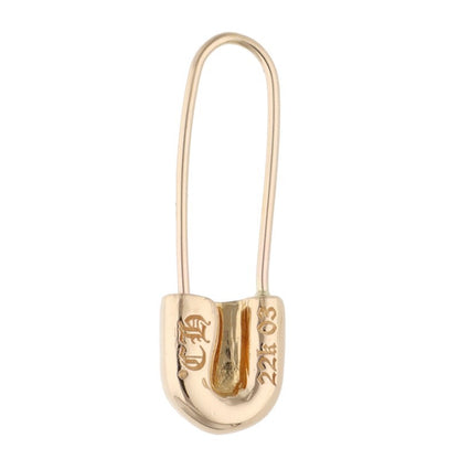 Chrome Hearts 22K Safety Pin Earring