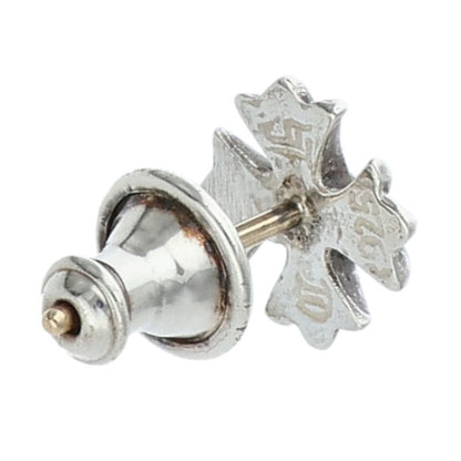 Chrome Hearts No2 CH Plus Stud Single Silver Earring