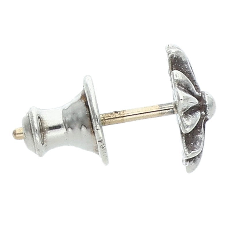 Chrome Hearts No2 CH Plus Stud Single Silver Earring