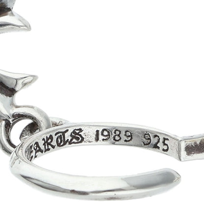 Chrome Hearts Tiny CH Cross Hoop Single Earring 925 Silver
