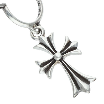 Chrome Hearts Tiny CH Cross Hoop Single Earring 925 Silver