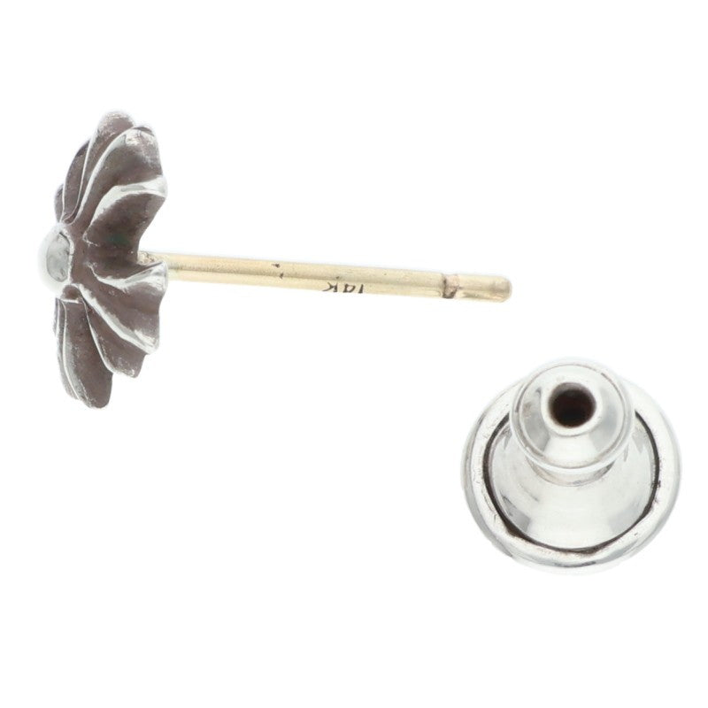 Chrome Hearts No2 CH Plus Stud Silver Earring