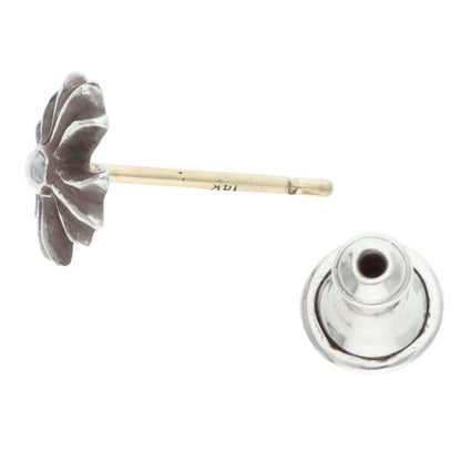Chrome Hearts No2 CH Plus Stud Silver Earring