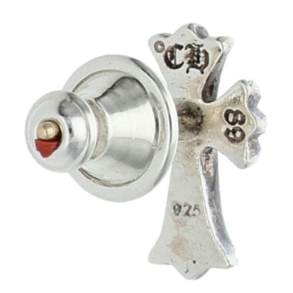 Chrome Hearts CH CRSS 2 FAT Stud Earring Silver