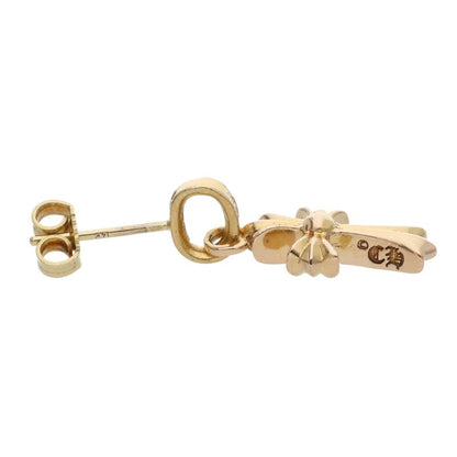 Chrome Hearts 22K Pave Diamond Baby Fat Gold Earring Multi