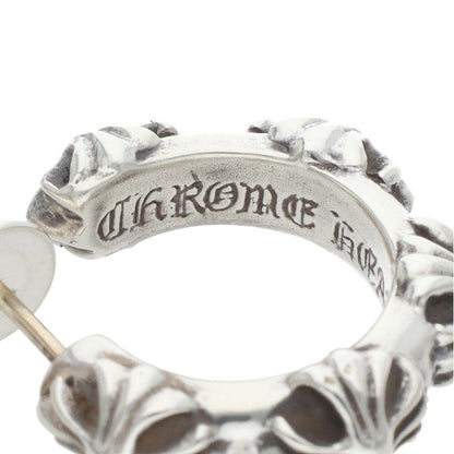 Chrome Hearts Hoop Cross SML Silver Earring