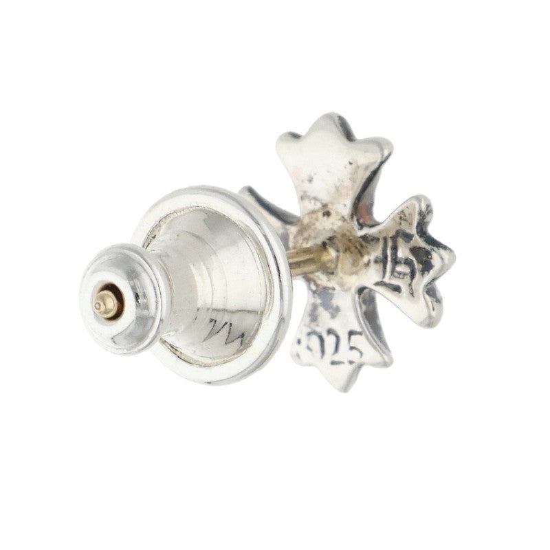 Chrome Hearts CH Plus Stud 1 Diamond Silver Earring