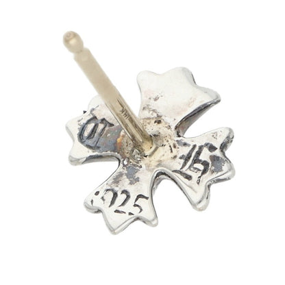 Chrome Hearts CH Plus Stud 1 Diamond Silver Earring