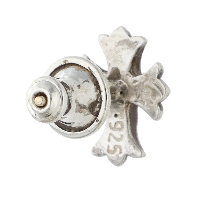 Chrome Hearts No2 CH CRS Cross Stud Silver Earring