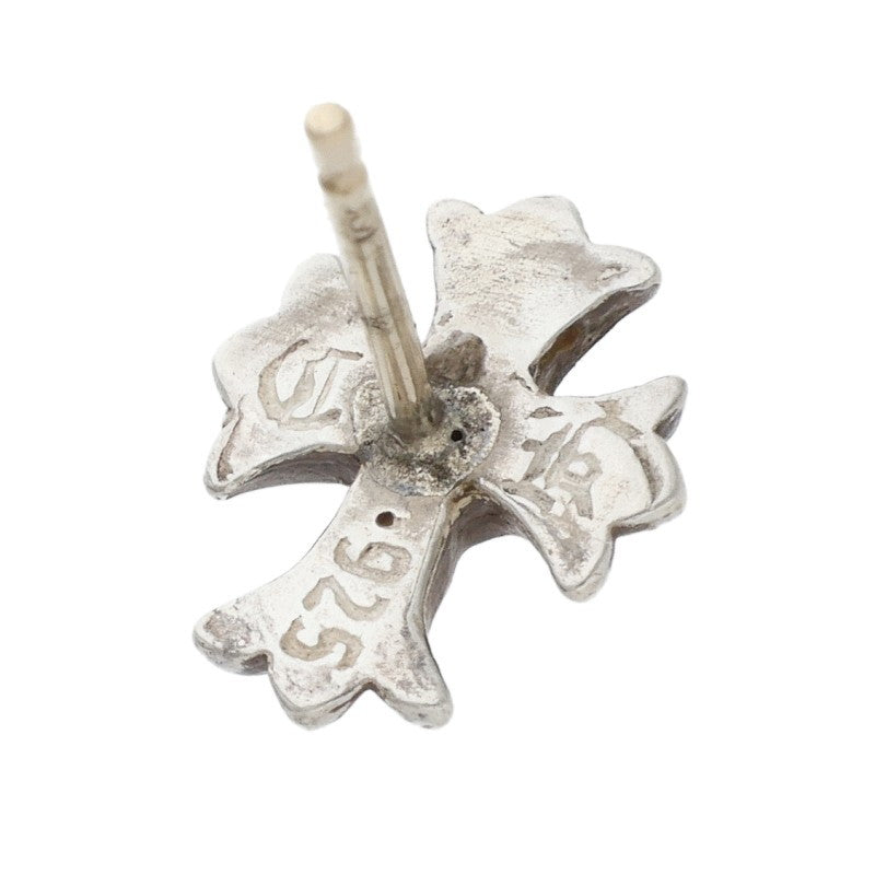 Chrome Hearts No2 CH CRS Cross Stud Silver Earring
