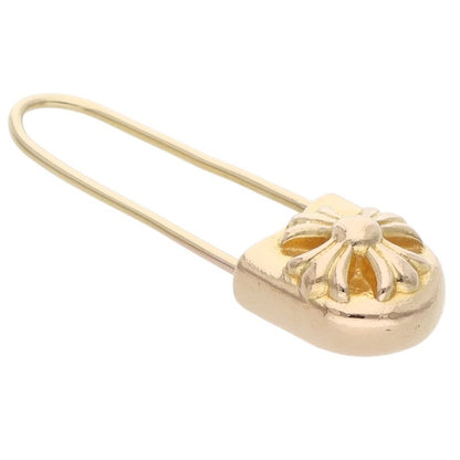 Chrome Hearts 22K ER Safety Pin Yellow Gold Earring