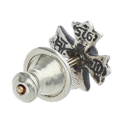 Chrome Hearts No2 CH Plus Stud Silver Earring