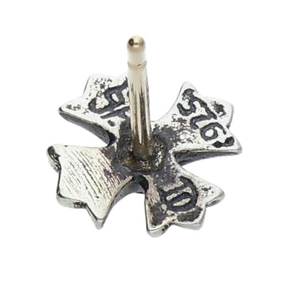 Chrome Hearts No2 CH Plus Stud Silver Earring