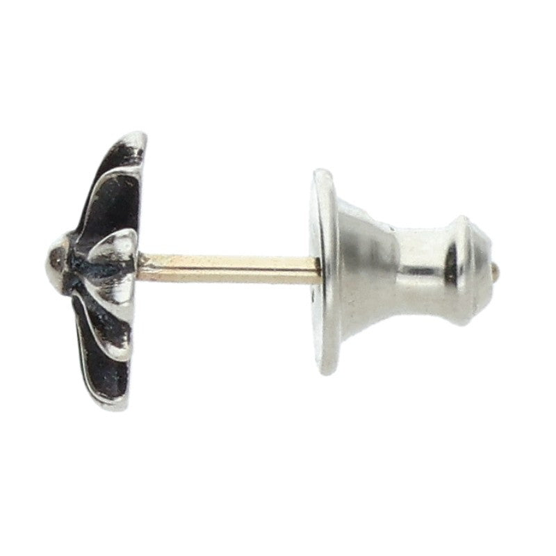 Chrome Hearts No2 CH Plus Stud Silver Earring