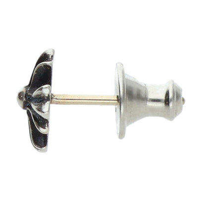 Chrome Hearts No2 CH Plus Stud Silver Earring