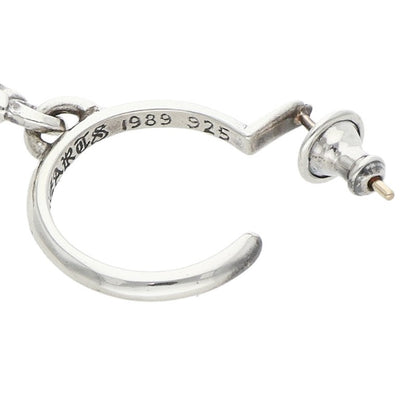 Chrome Hearts No5 DAGGER #5 Dagger Hoop Silver Earring