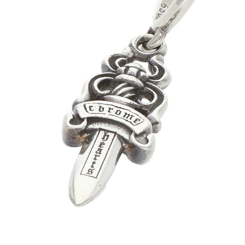 Chrome Hearts No5 DAGGER #5 Dagger Hoop Silver Earring