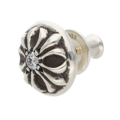 Chrome Hearts Cross Ball Stud Earring