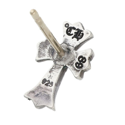 Chrome Hearts CH Cross Fat Stud Silver Earring