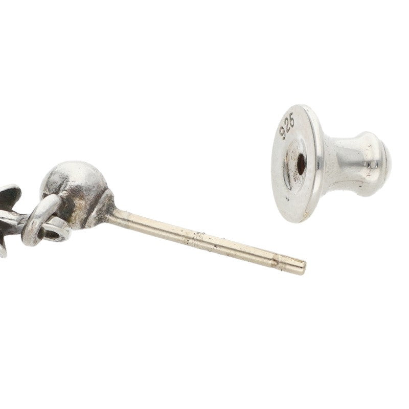 Chrome Hearts Tiny E CH Plus 5 Drop Silver Earring