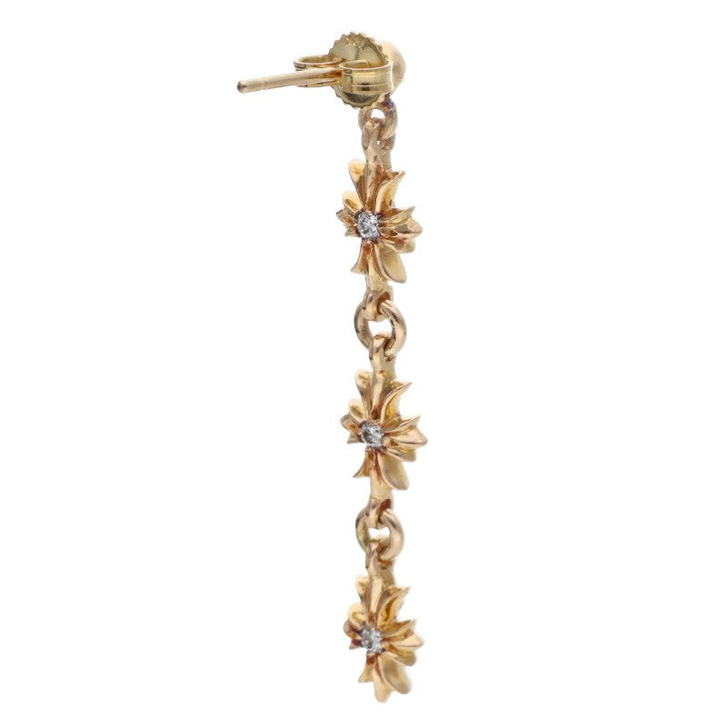 Chrome Hearts 22K TINY E CH PLS 3 P D Diamond Single Earring