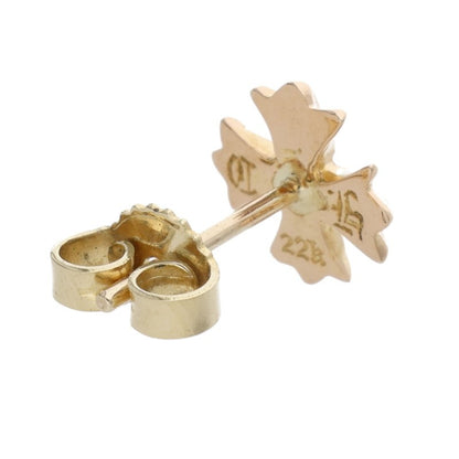 Chrome Hearts 22K 1 Diamond Plus Stud Earring
