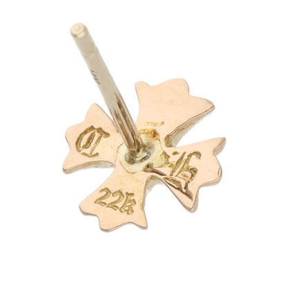 Chrome Hearts 22K 1 Diamond Plus Stud Earring