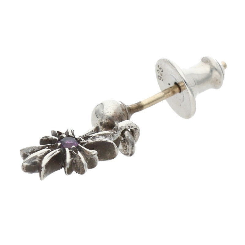 Chrome Hearts Tiny E CH Plus 1 Sapphire Single Earring