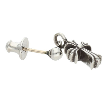 Chrome Hearts Silver Drop Stack CH Cross Single Earring