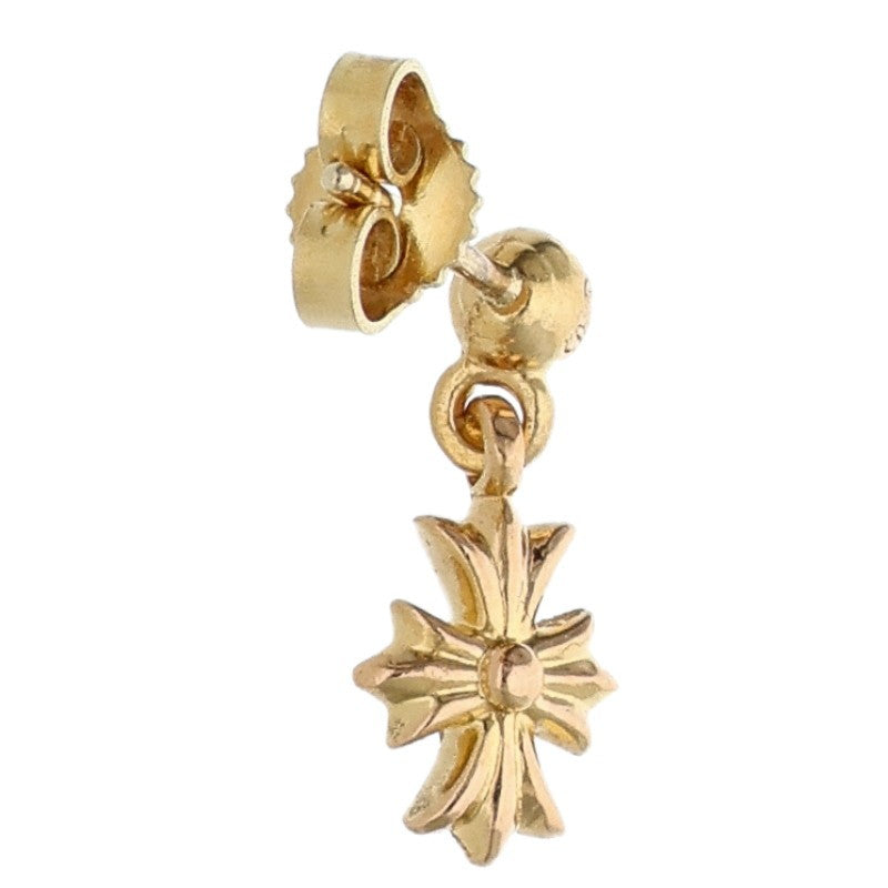 Chrome Hearts Tiny 22K Gold Drop Earring