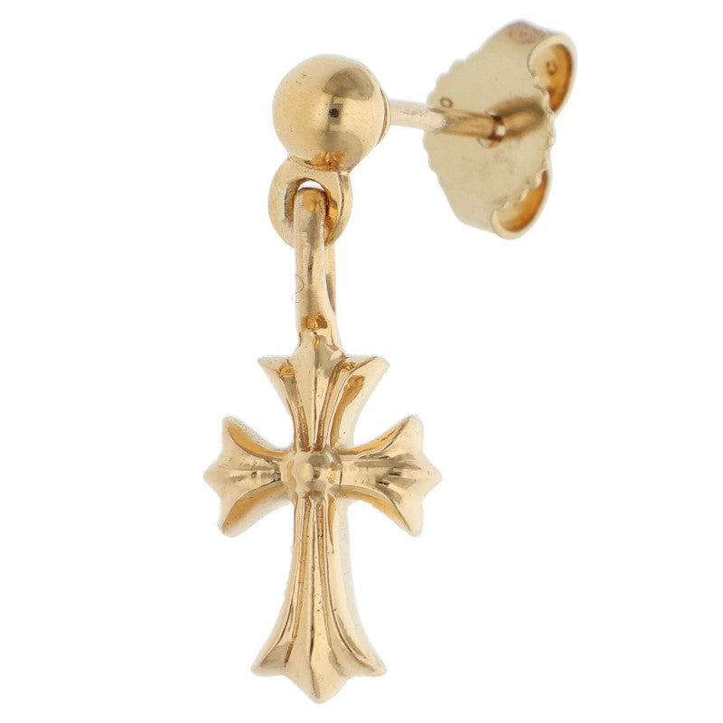 Chrome Hearts 22K DRP STCK CH CRS Stack CH Gold Earring