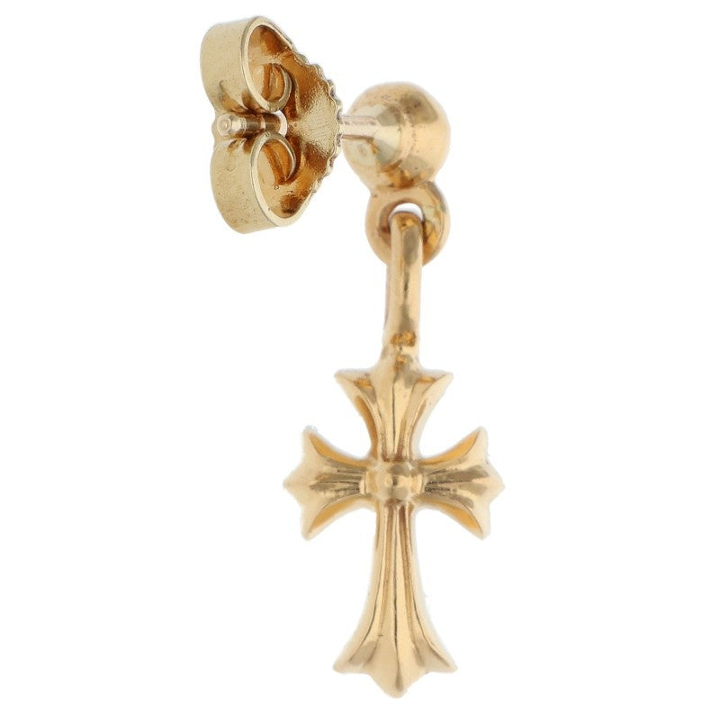 Chrome Hearts 22K DRP STCK CH CRS Stack CH Gold Earring