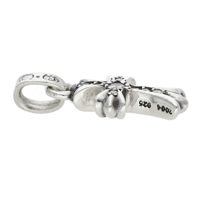 Chrome Hearts Baby Fat Pave Diamond Silver Earring