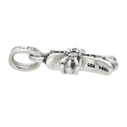 Chrome Hearts Baby Fat Pave Diamond Silver Earring