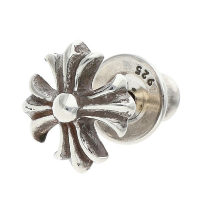 Chrome Hearts No2 CH Plus Stud Silver Earring