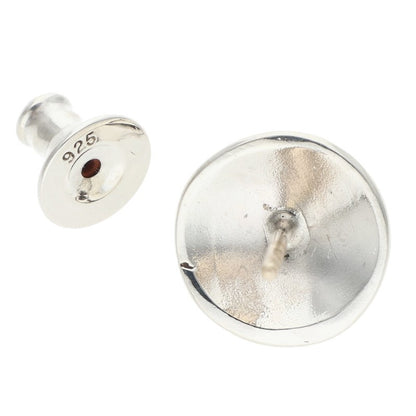 Chrome Hearts Cross Ball Stud Silver Single Earring
