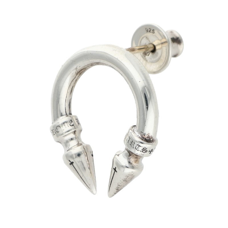 Chrome Hearts DBL SPIKE Silver Single Earring