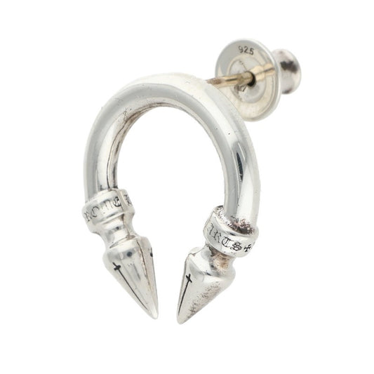 Chrome Hearts DBL SPIKE Silver Single Earring