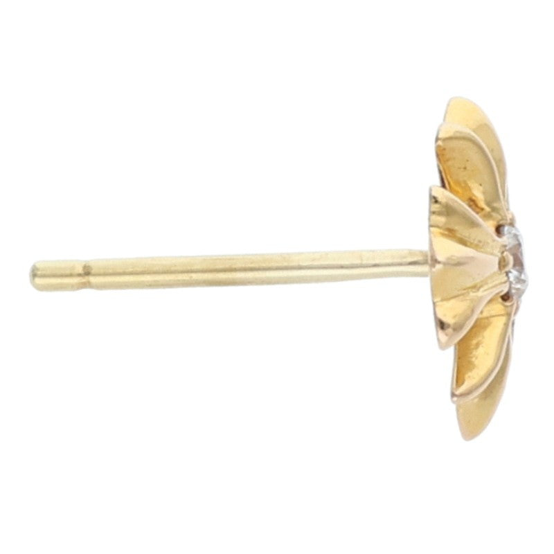 Chrome Hearts 22K No2 CH PLS DIA 1-Diamond Earring