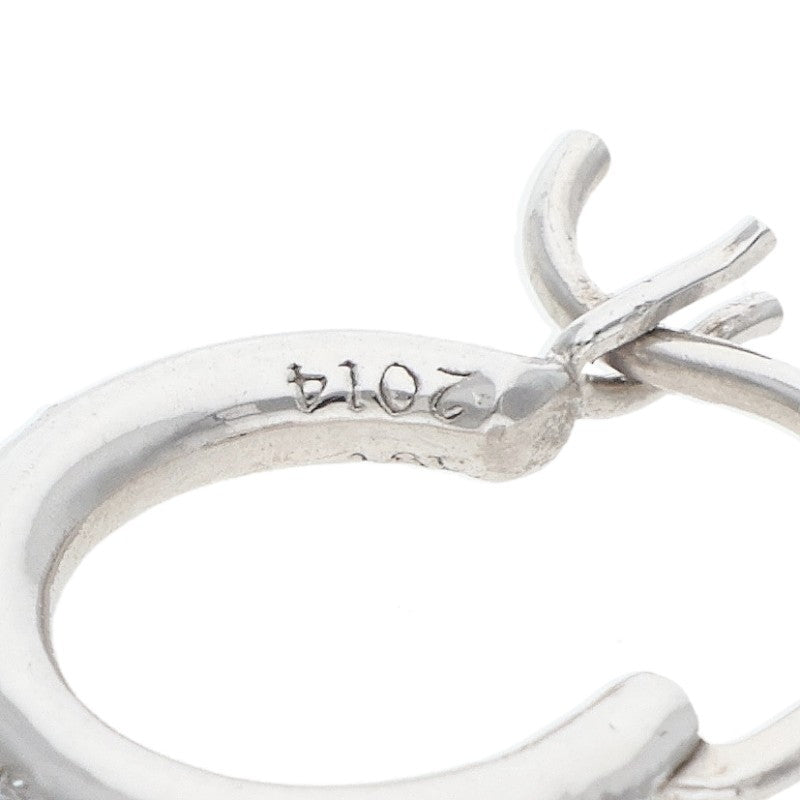 Chrome Hearts 18K Pave Diamond White Gold Earring