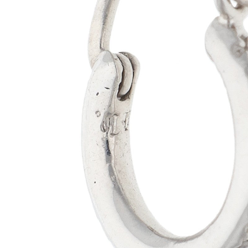 Chrome Hearts 18K Pave Diamond White Gold Earring