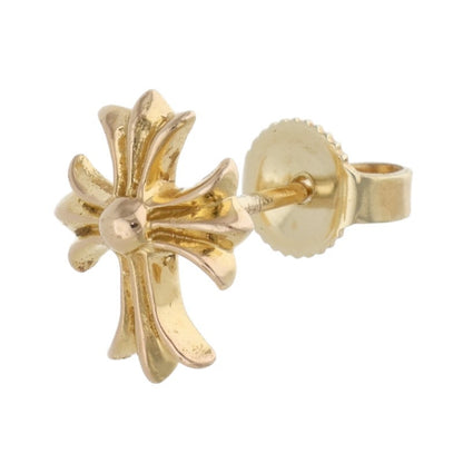 Chrome Hearts 22K Old No2 CH Cross Stud Single Earring