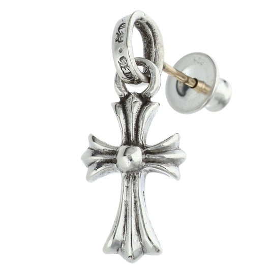 Chrome Hearts Baby Fat Drop Silver Earring Single