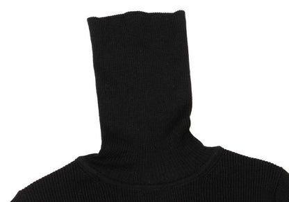 COMME des GARCONS Wool Nylon Bust Panel Sweater Black Size M